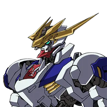 barabatos lupus rex gundam head art