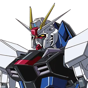 freedom gundam head art