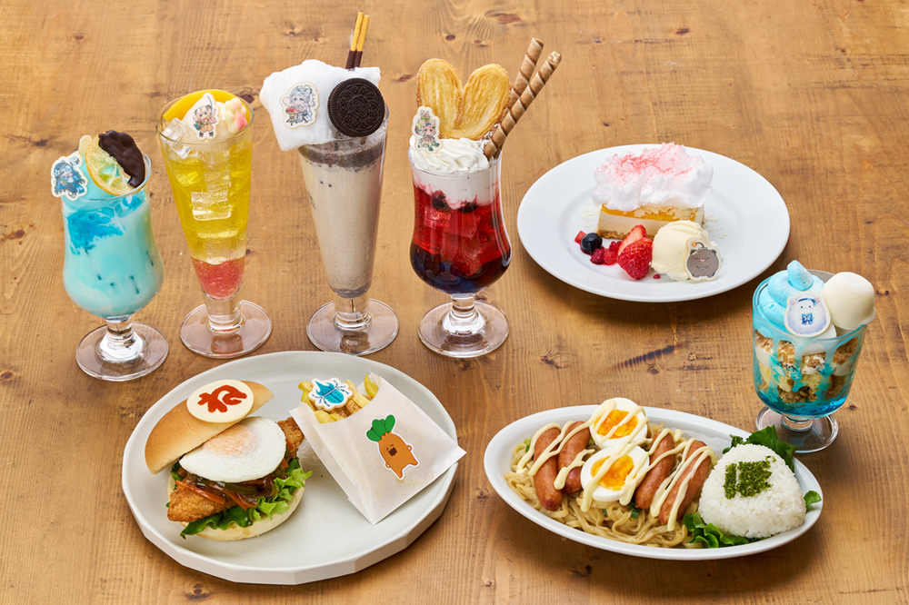 hololive x monster hunter collab cafe 1