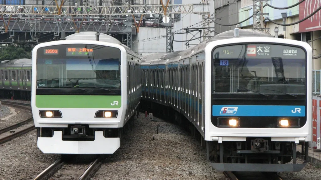 keihintohoku and yamanote 169