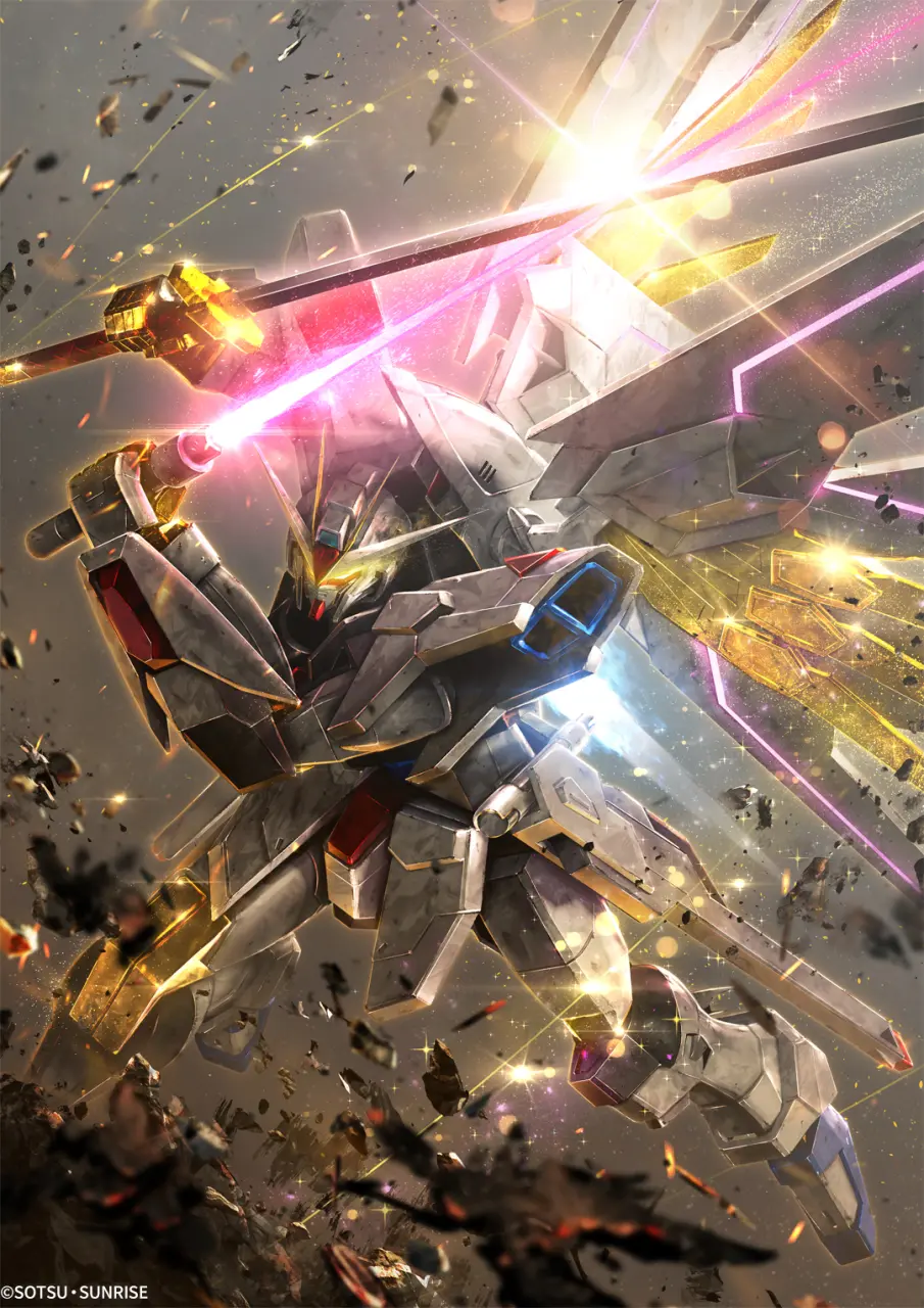 mighty strike freedom gundam election art