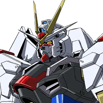 mighty strike freedom gundam head art