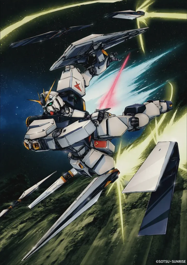 nu gundam election art