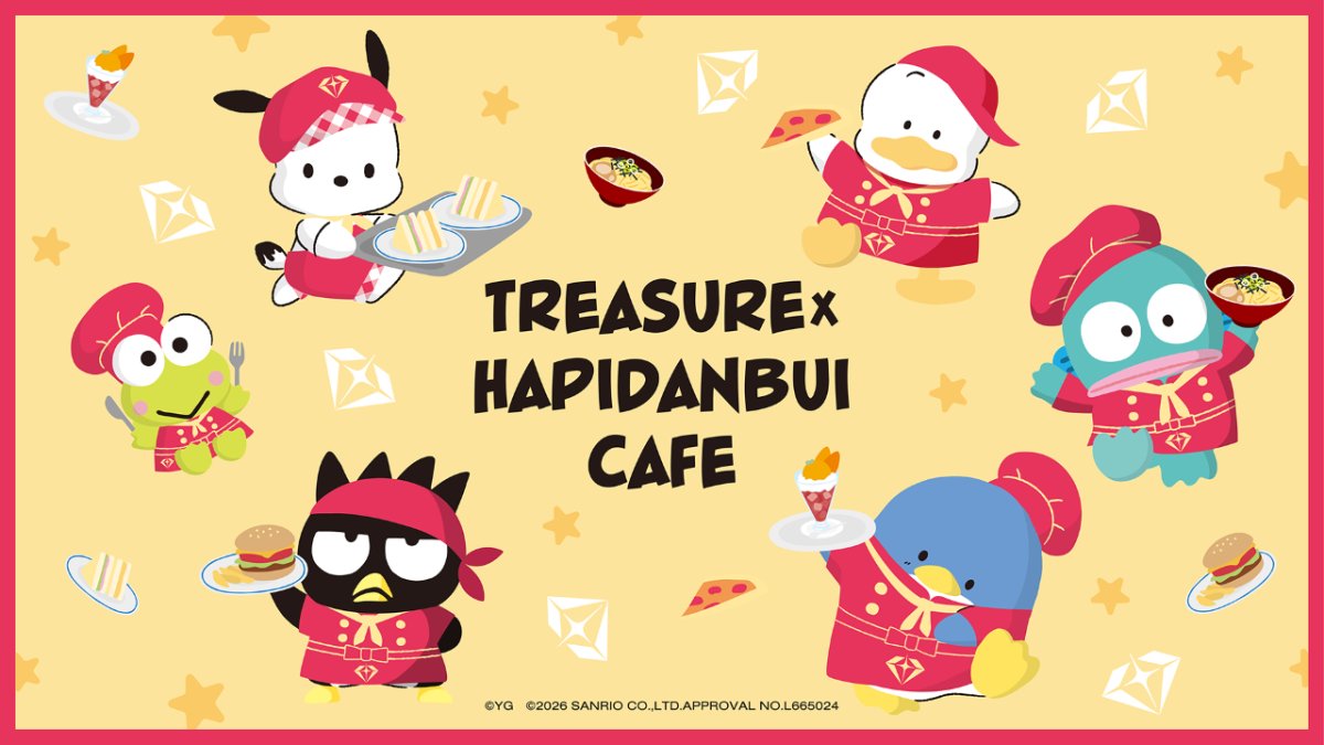 TREASURE X Hapidanbui Collaboration Cafe 2026