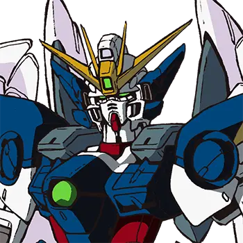 wing zero gundam head art
