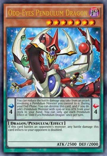yugioh OddEyesPendulumDragon