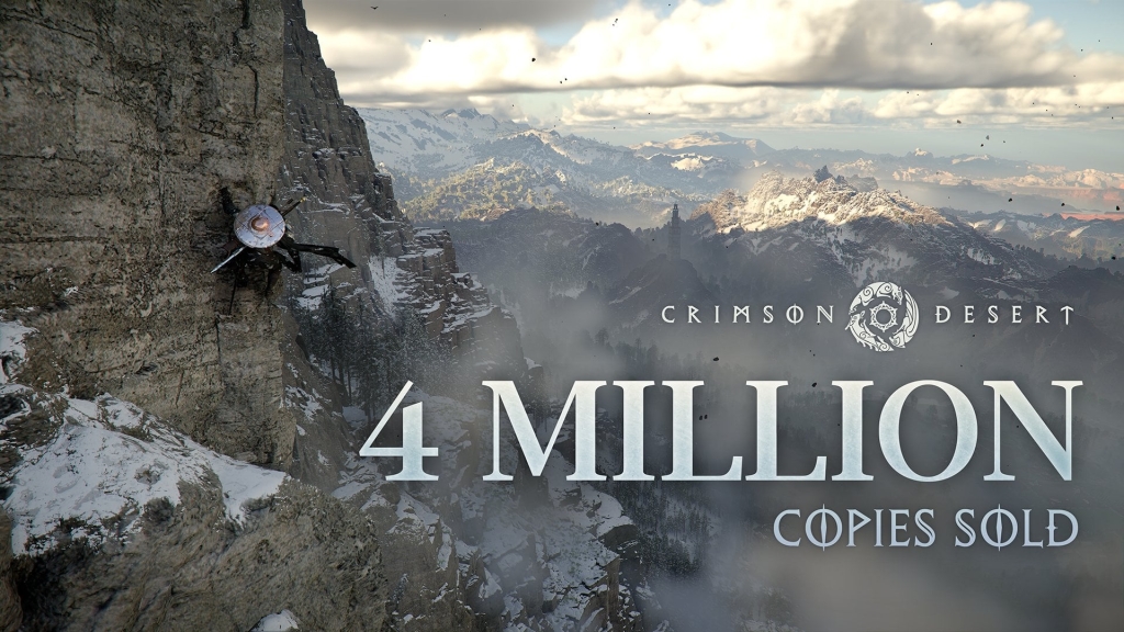 Crimson Desert Surpasses Four Million Units Sold