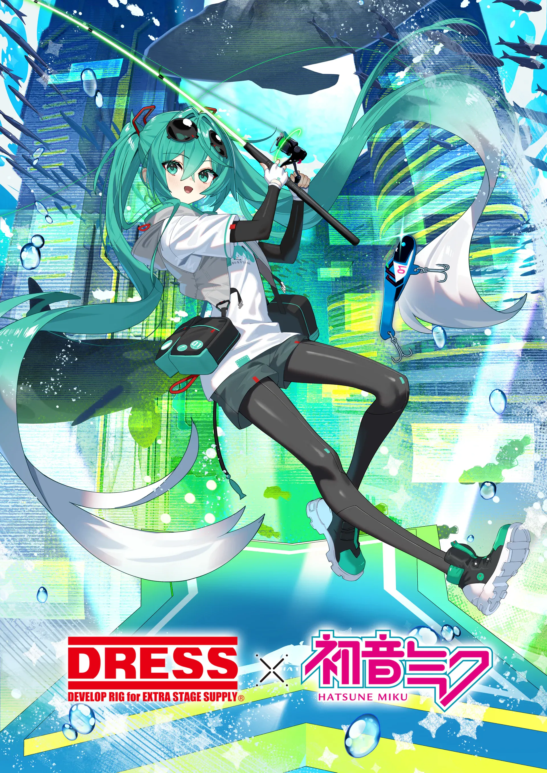 Miku x DRESS Fishing Collab 1