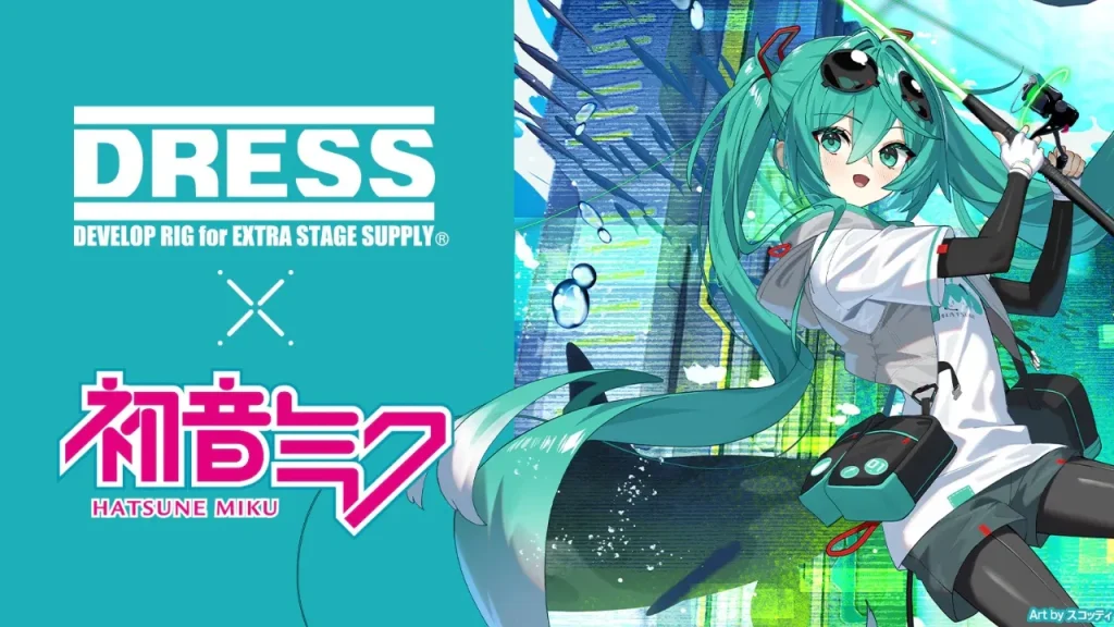 Miku x DRESS Fishing Collab Main