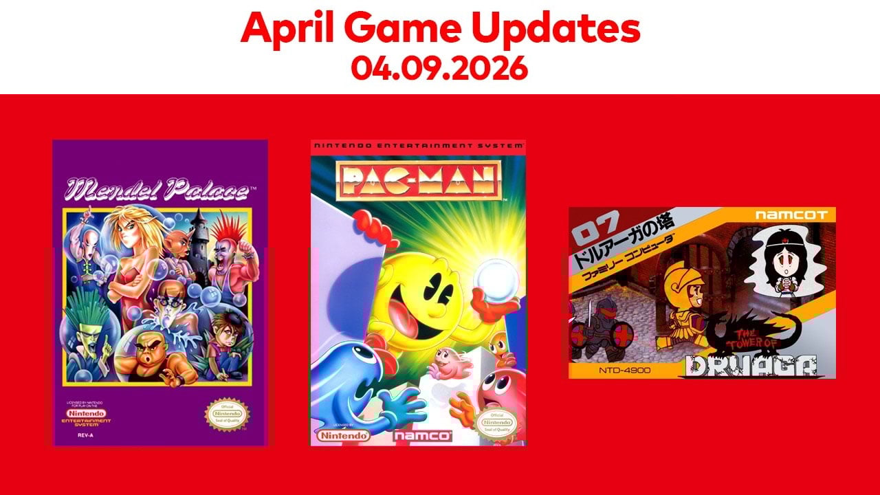 Mendel Palace, Pac-Man, And The Tower Of Druaga Join NES Classics