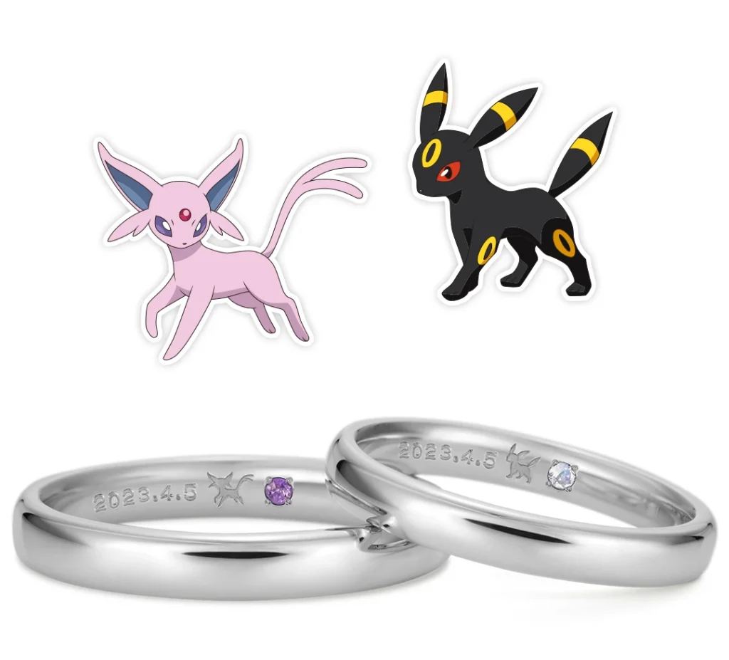 Official Pokémon Wedding Jewelry Collection Adds 21 New Monsters