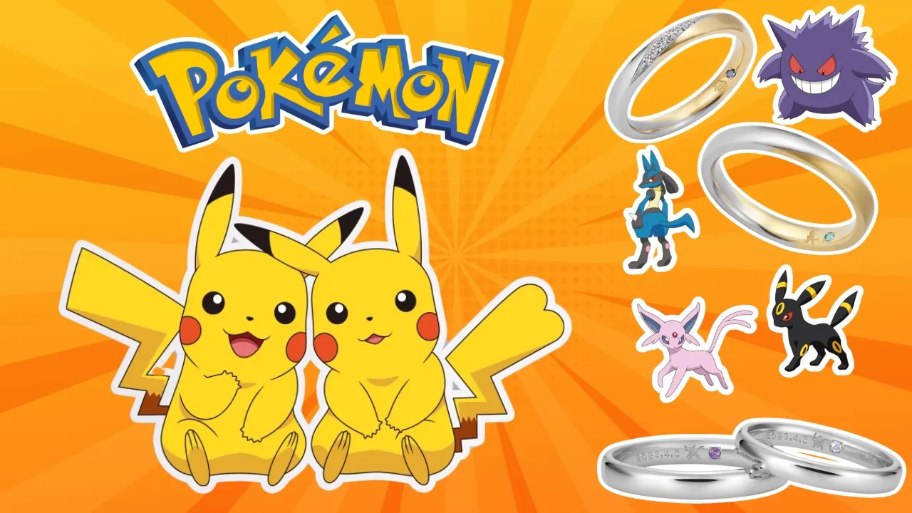 Pokémon Wedding Jewelry Collection