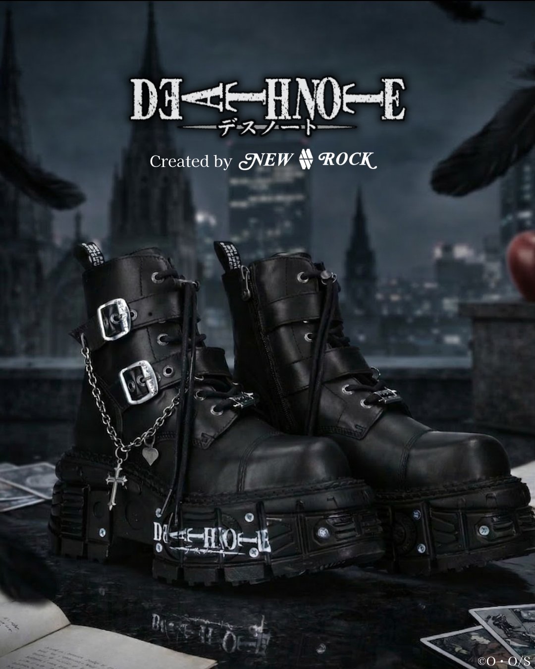 Graphi Notes Name NEW ROCK Reveals Misa Inspired DEATH NOTE Collab Boots