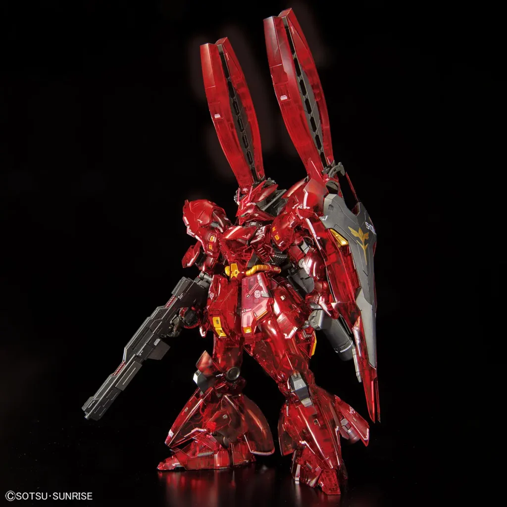 Exclusive Clear Color Sazabi Gunpla Kit Announced by Bandai Hobby