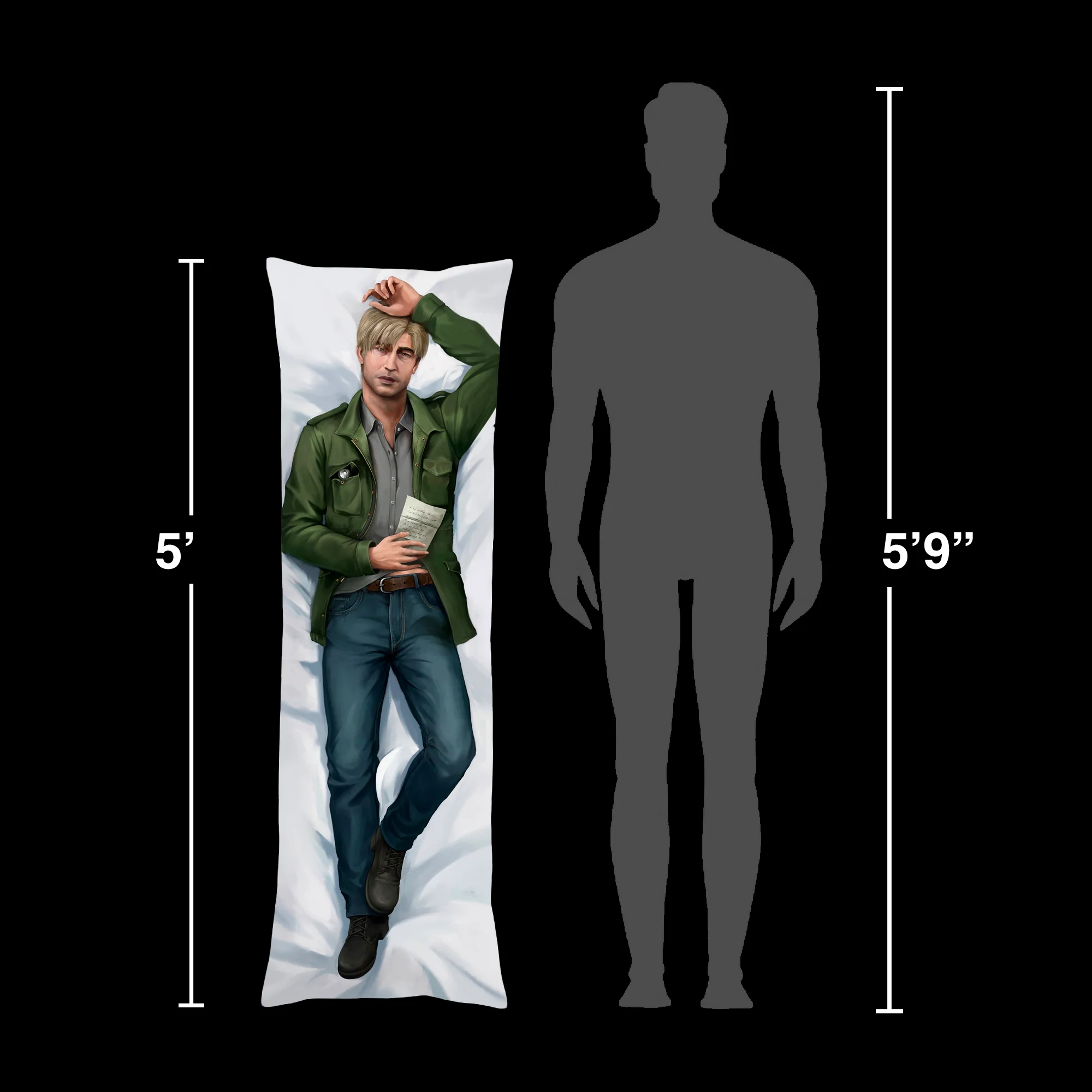 SILENT HILL 2 James' Body Pillow 4
