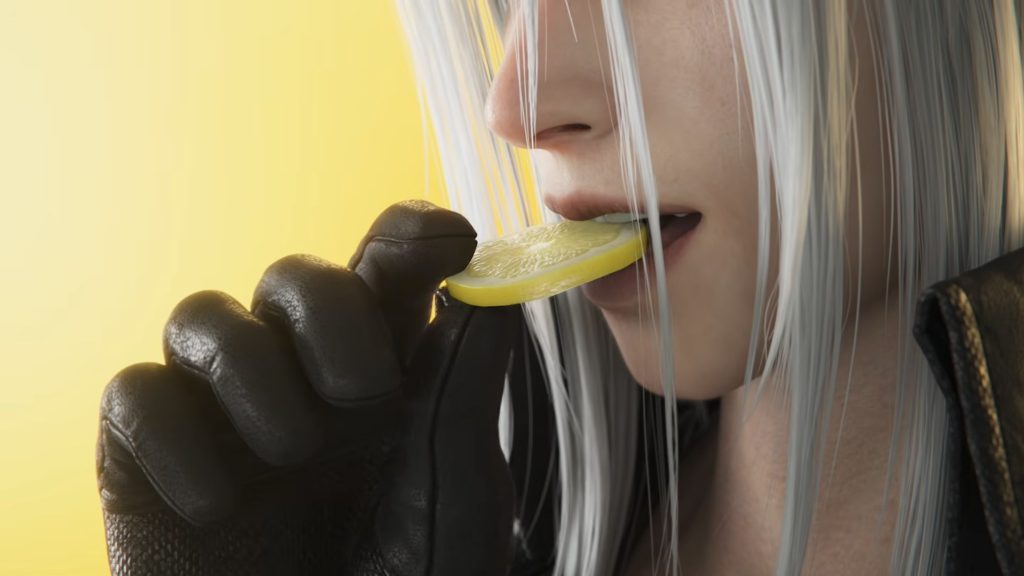 Sephiroth Drink Commercial 2