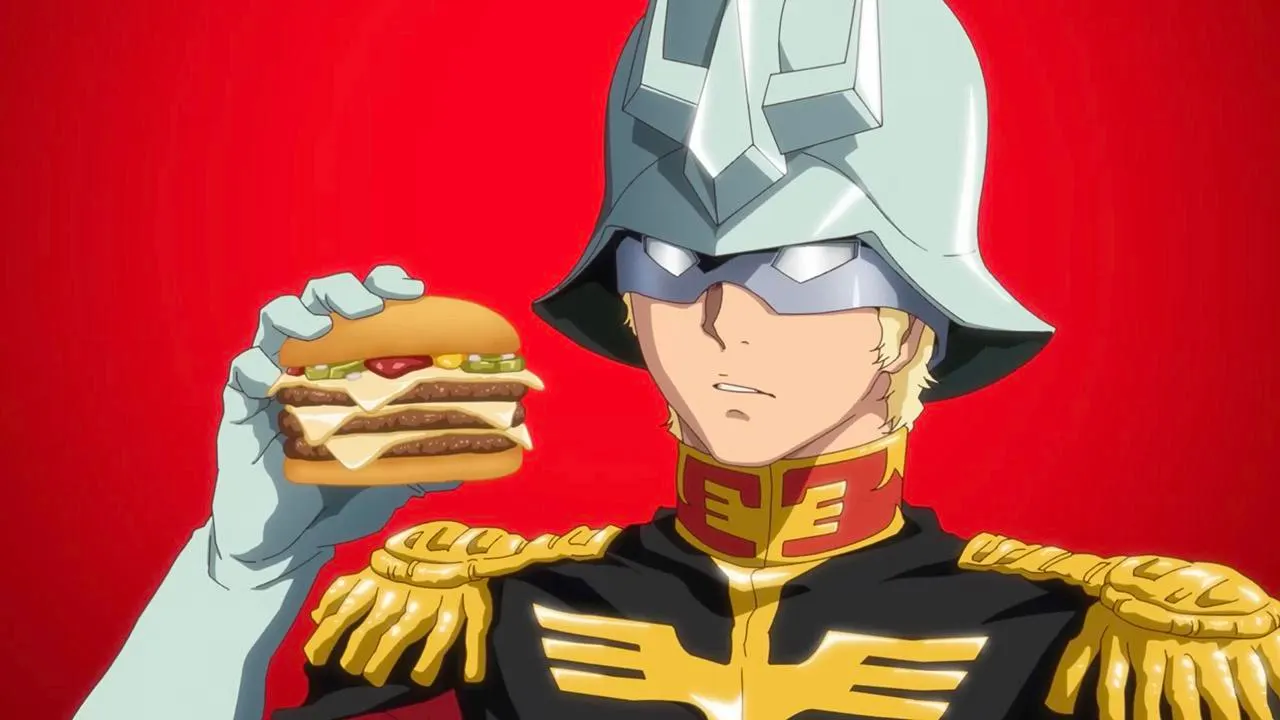 char aznable gundam mcdonalds 1