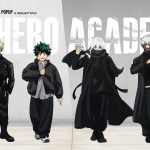 My Hero Academia x Black Outerwear Coordination Store at 7 baseyard tokyo Stores 2026