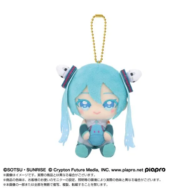 gundam miku mini plush 3