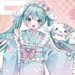 hatsune miku cinnamoroll cherry blossom goods 0