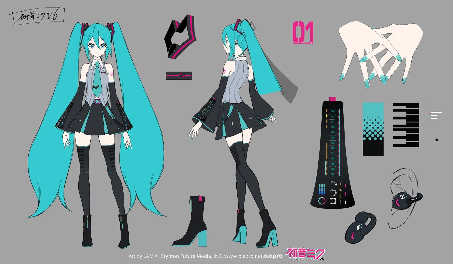 hatsune miku v6 new design 2