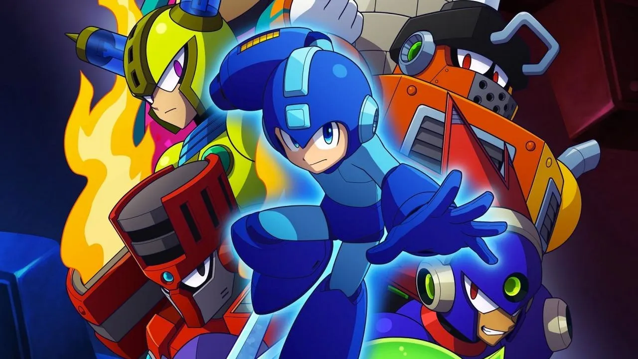megaman 11 key art
