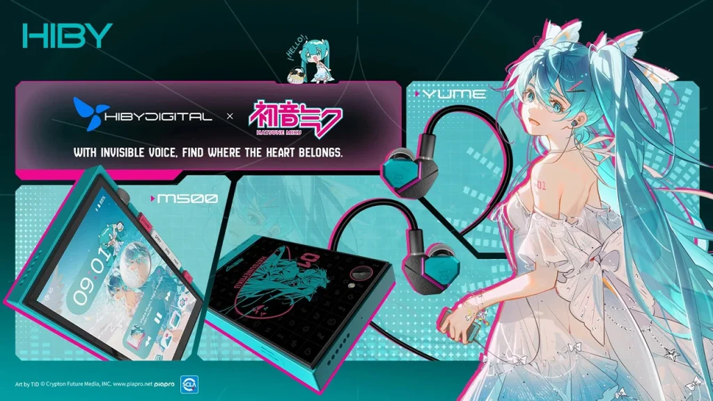 An illustration of Hatsune Miku NT accompanied by Japanese text stating a new release date of 18th March miku hiby
