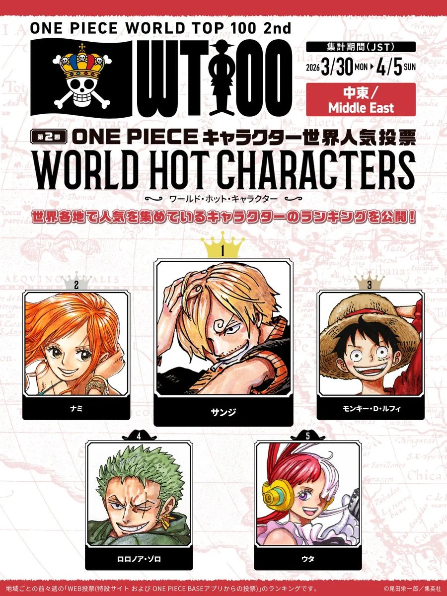 one piece wt100 2nd mid 2