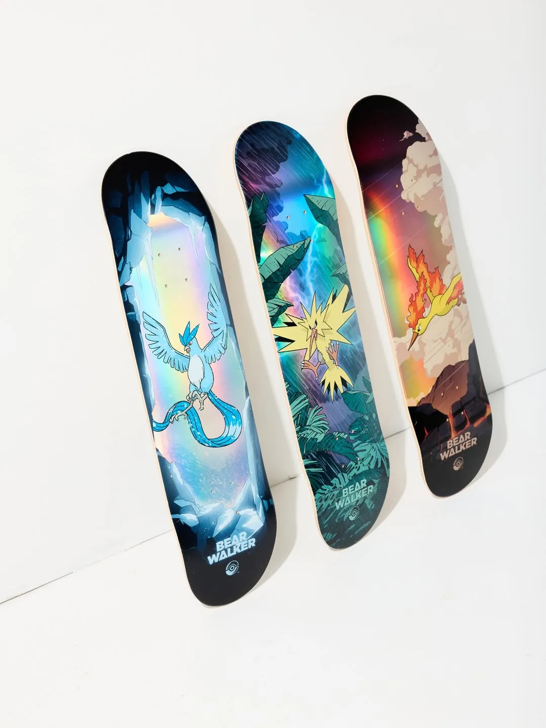pokemon bear walker legendary birds skate boards 15 (2)