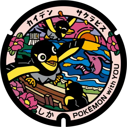 pokemon manhole cover pokelids noto peninsula ishikawa 13