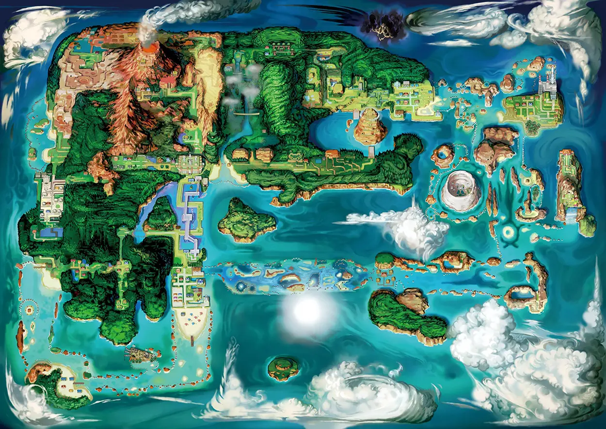 pokemon oras hoenn map