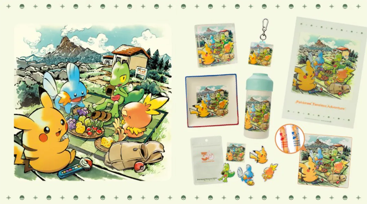 Celebrate the Hoenn Region with Pokémon's Third "Timeless Adventure" Merch Collection