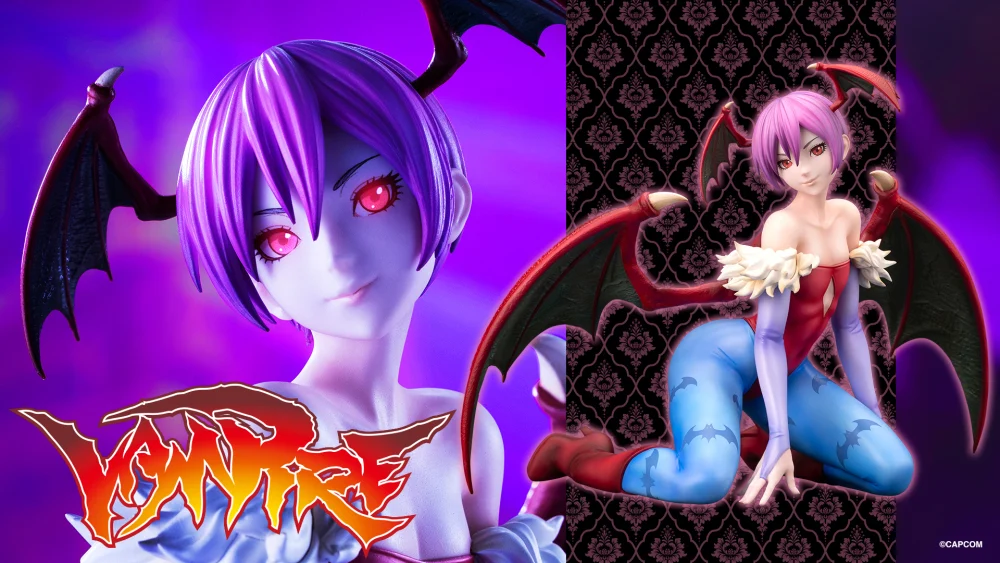 Darkstalkers Morrigan and Lilith Scale Figures 12