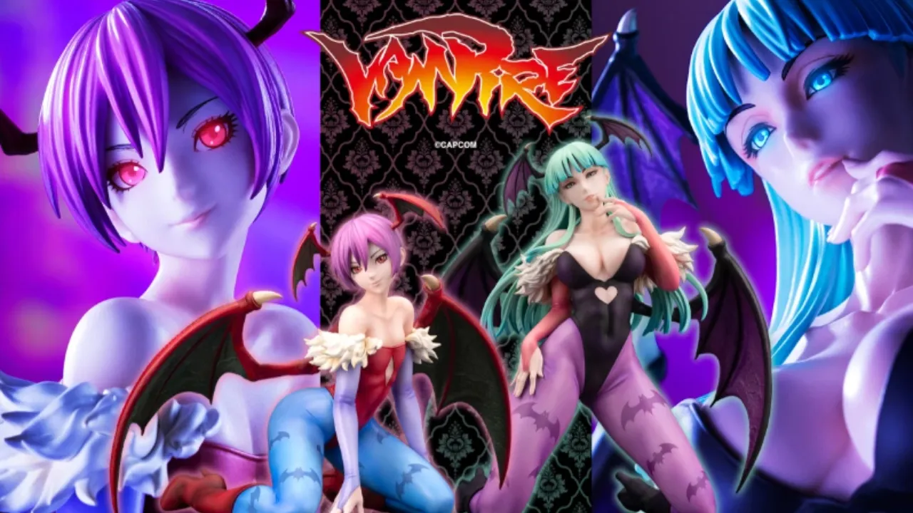 Darkstalkers Morrigan and Lilith Scale Figures