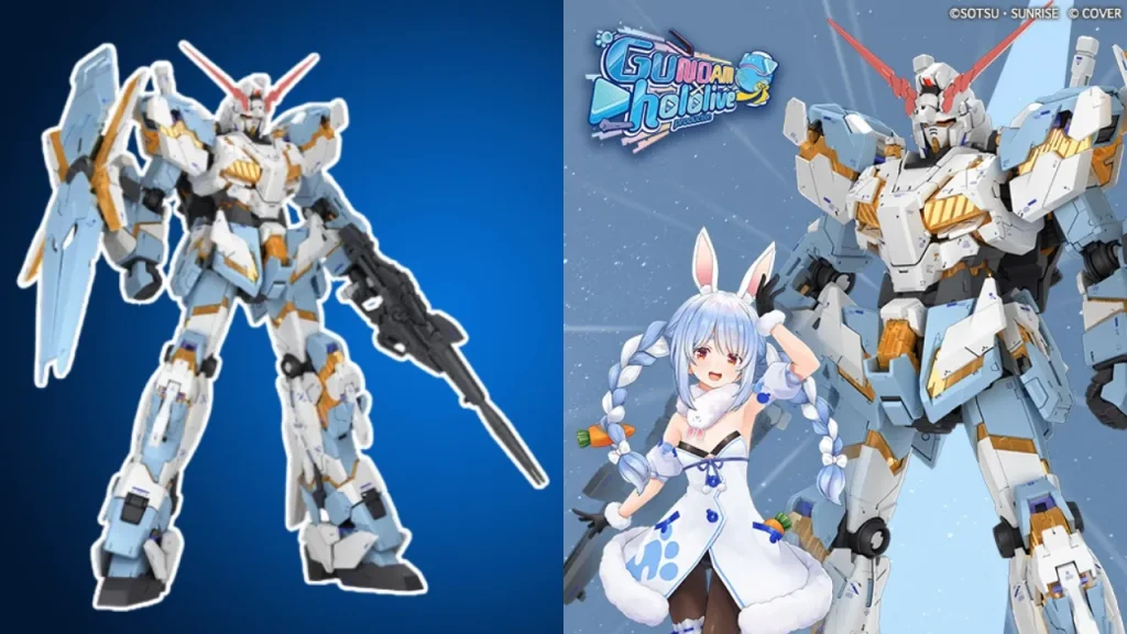 First 12 hololive x Gundam Crossover Gunpla Kit Designs