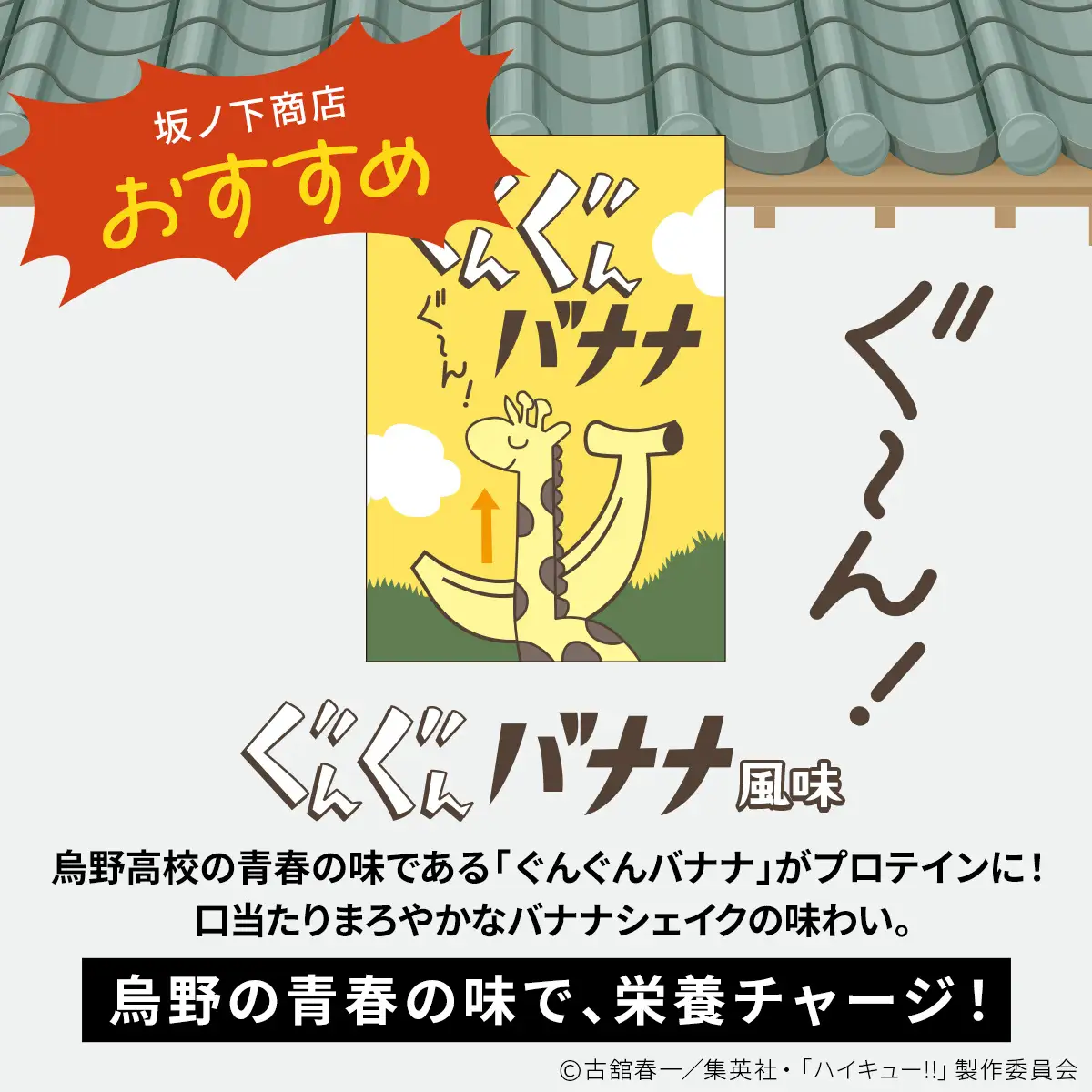 Haikyu!! Gungun Banana Protein Powder 3