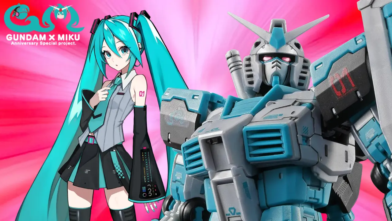 Hatsune Miku RX 78 2 Gundam Gunpla re release