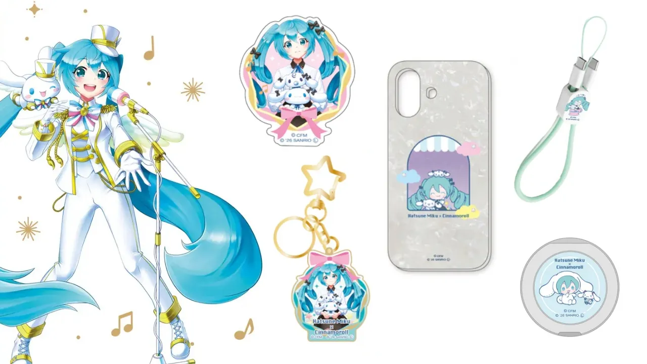 Hatsune Miku x Cinnamoroll Merch