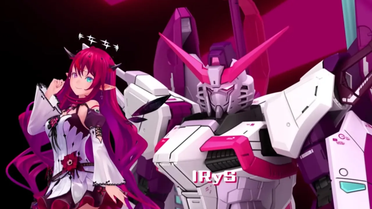 IRyS With the Destiny Gundam