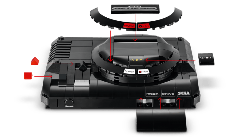 LEGO SEGA Genesis Mega Drive Set 8