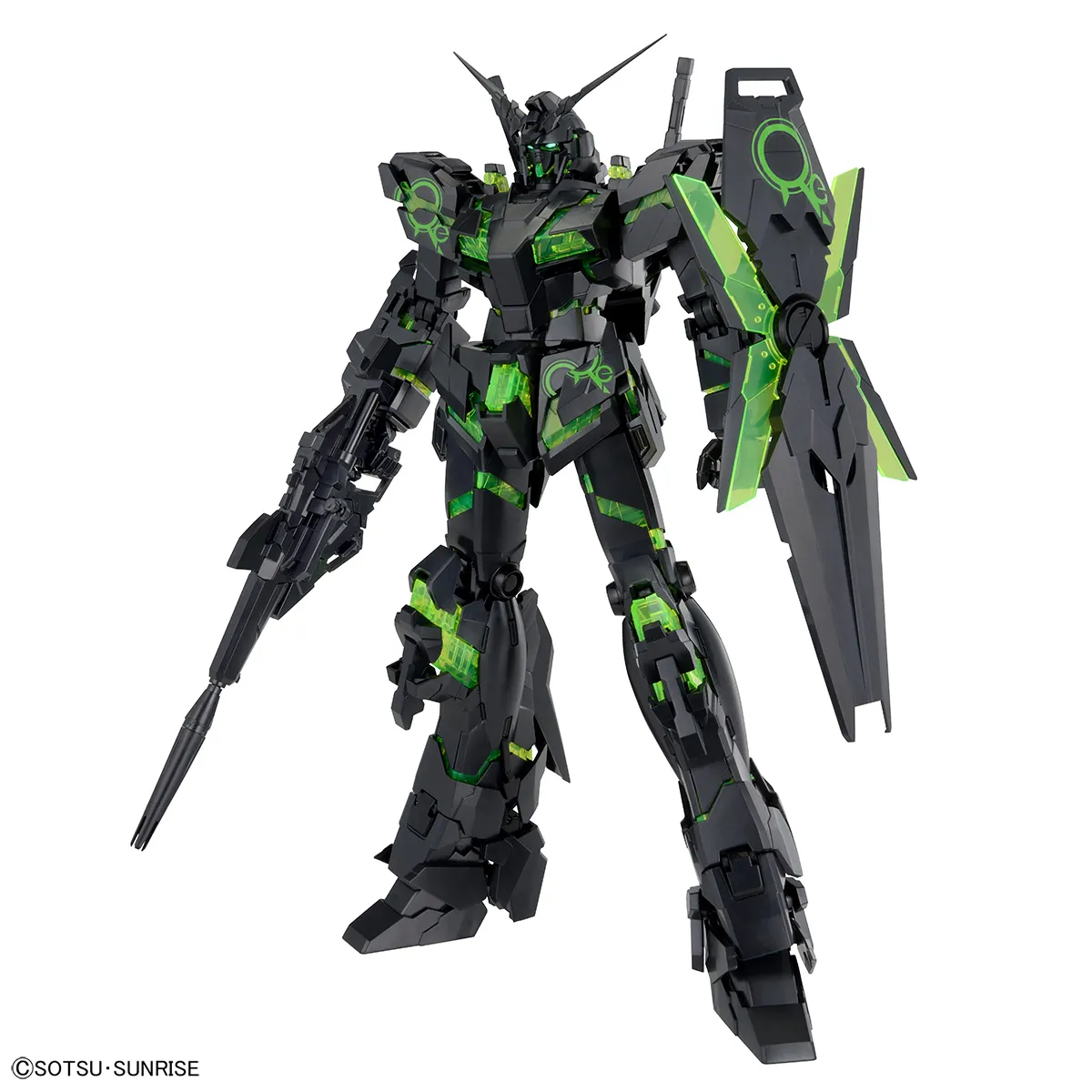 MG 1100 Unicorn Gundam [Recirculation ColorClear Neon Green] 1