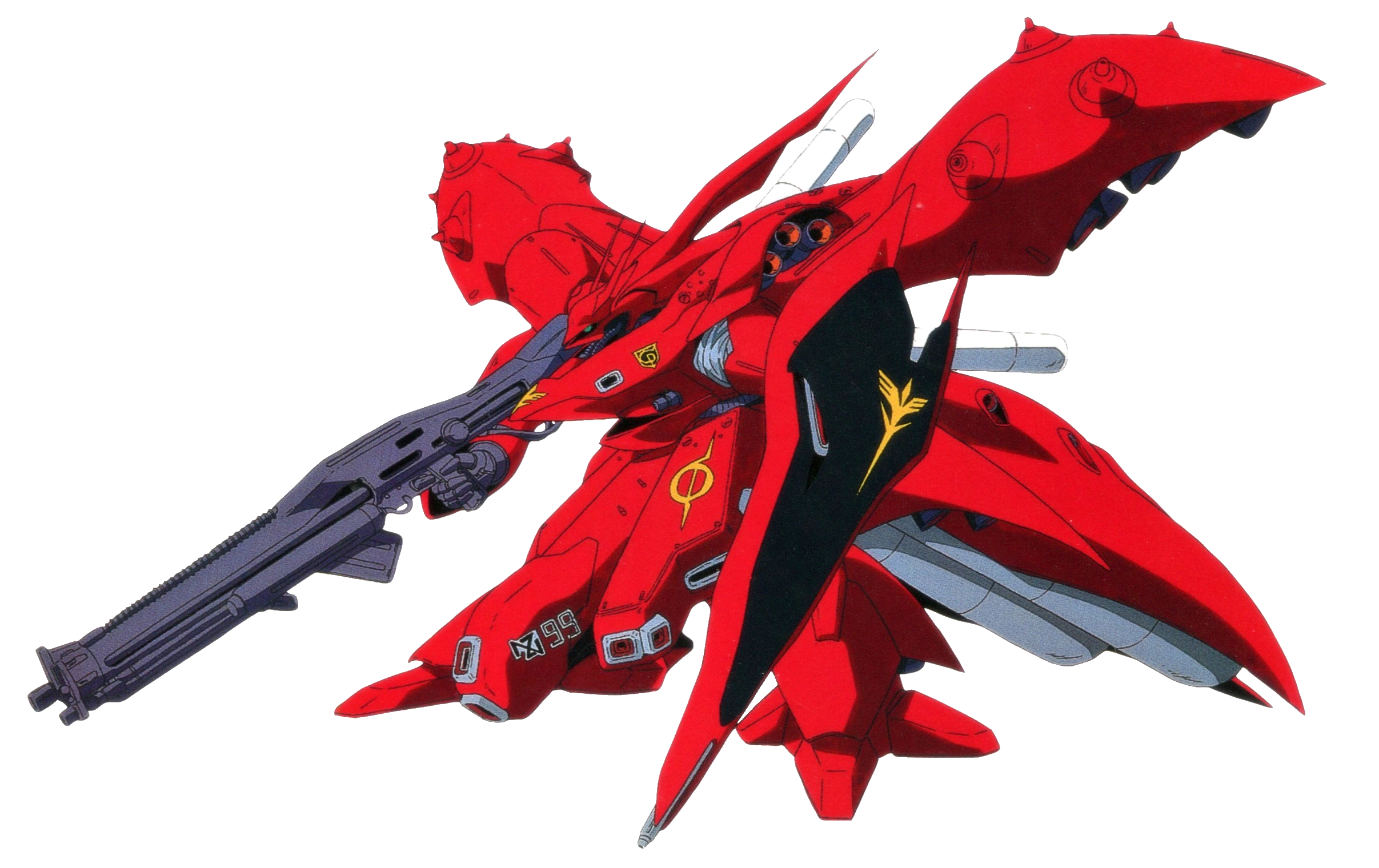 MSN 04II Nightingale gundam art
