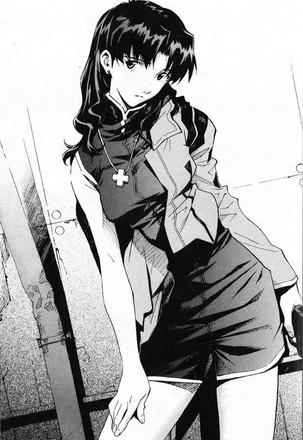Misato Katsuragi manga art