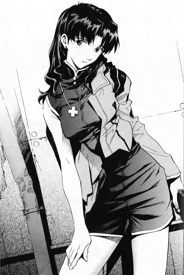 Misato Katsuragi manga art