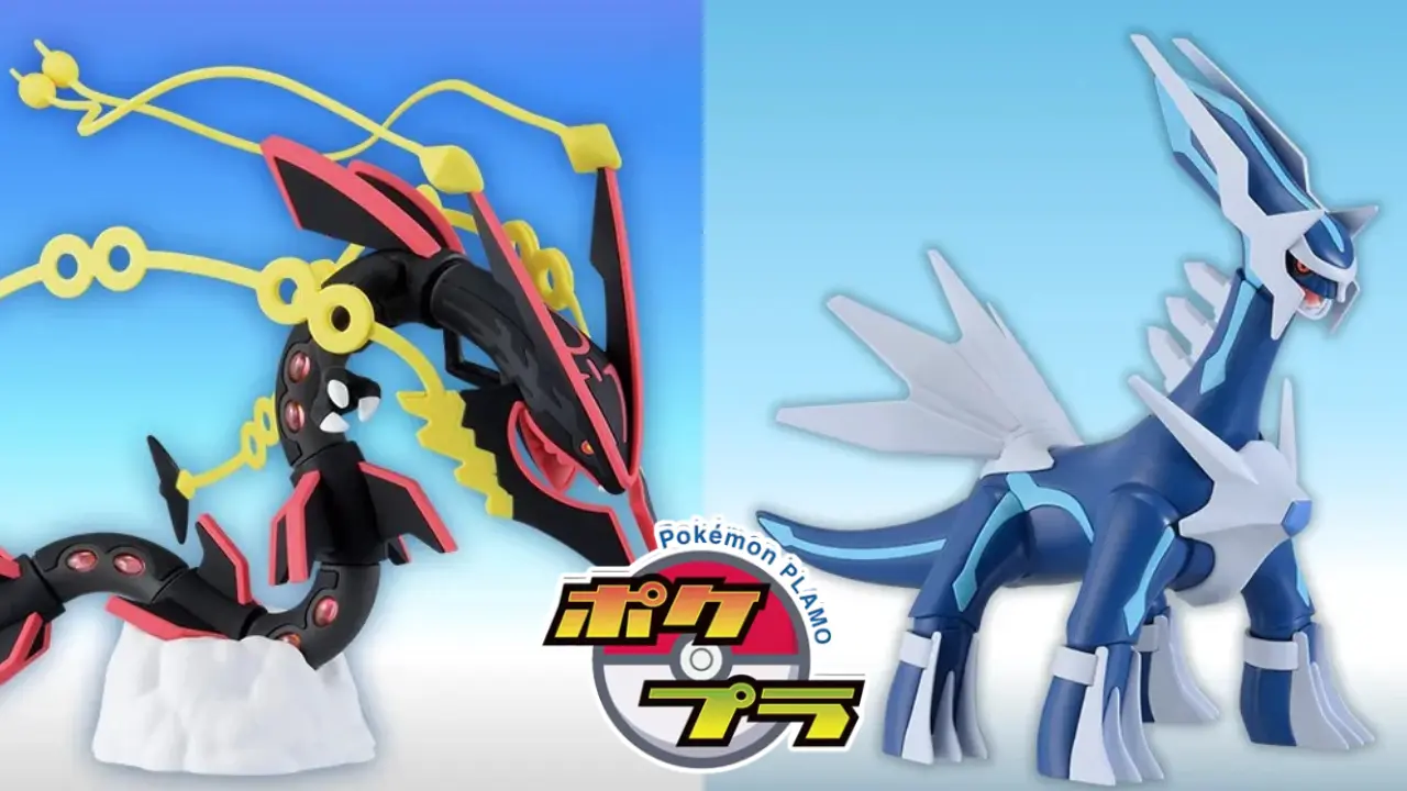 POKEMON mega shiny rayquaza DIALGA PLAMO