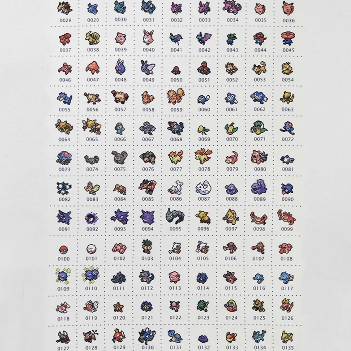 Pokémon and Dolly Noire Kanto Pixel Art 21