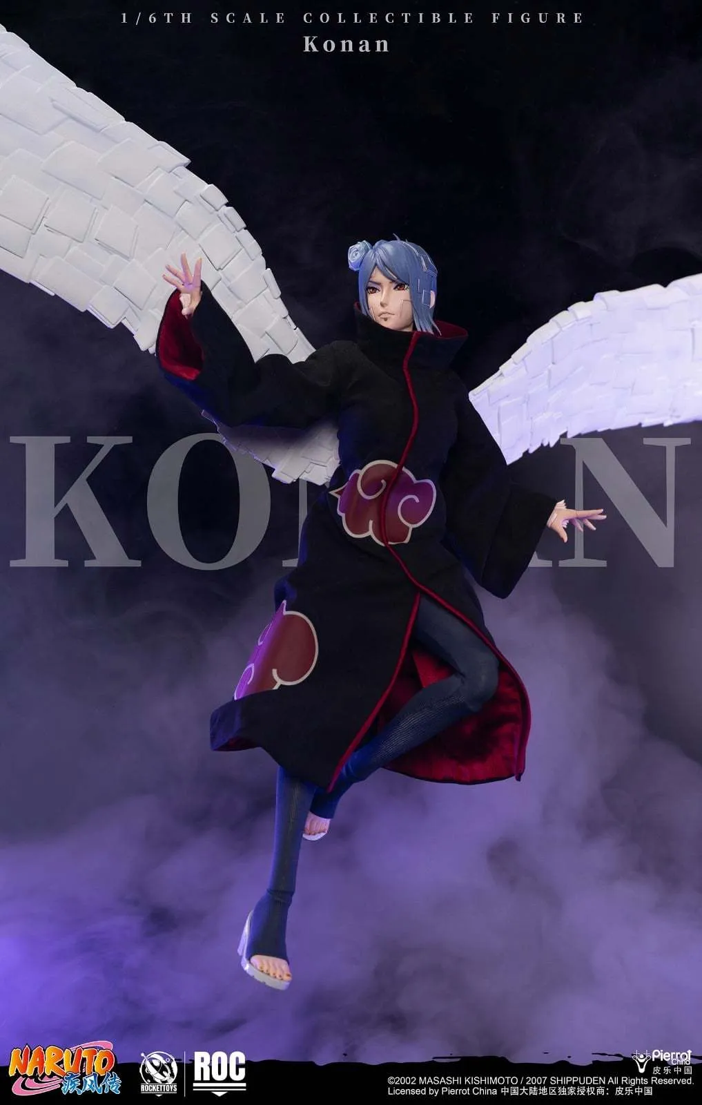 ROCKET TOYS Konan 16 Scale Action Figure naruto 10