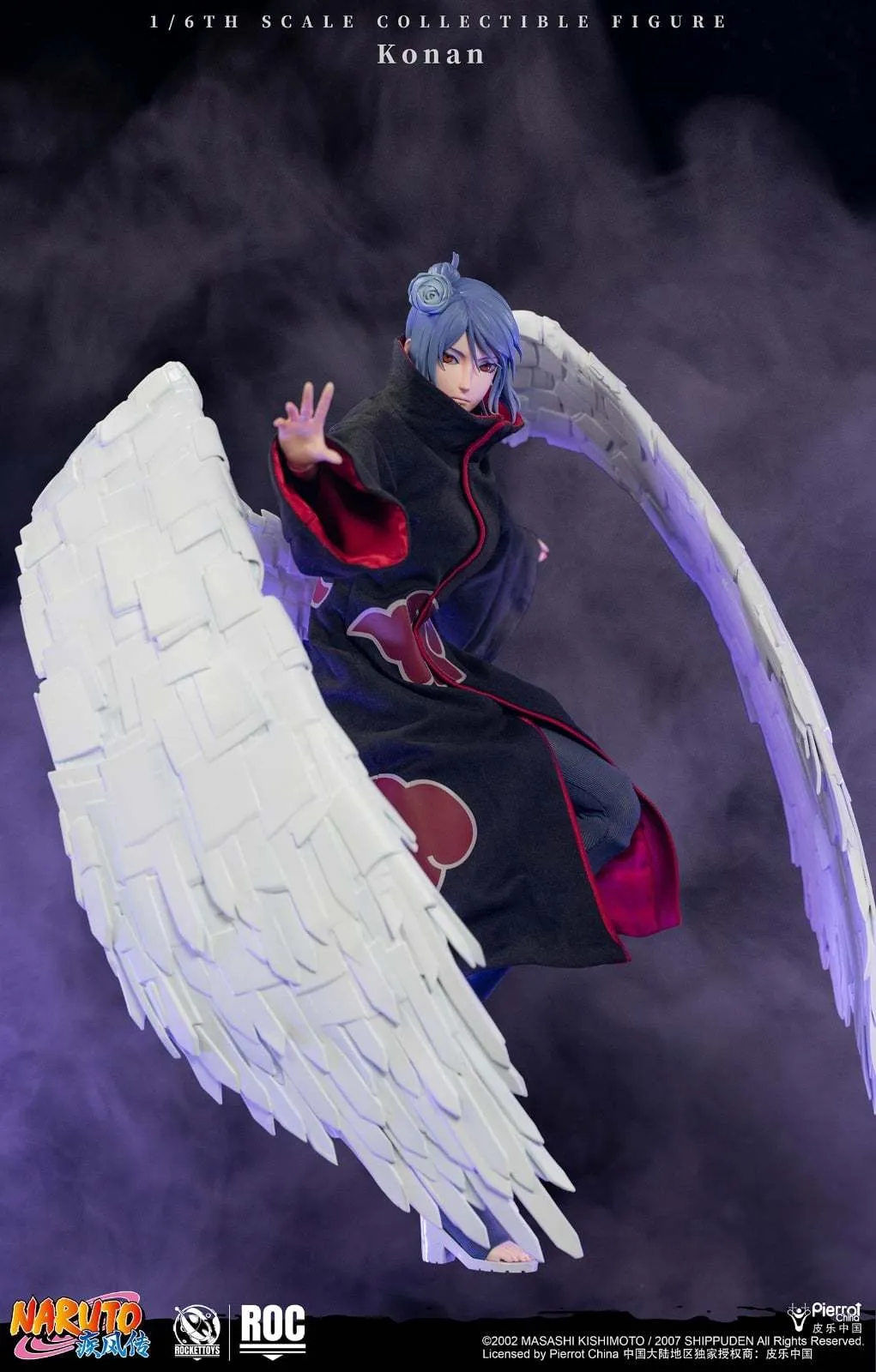 ROCKET TOYS Konan 16 Scale Action Figure naruto 11