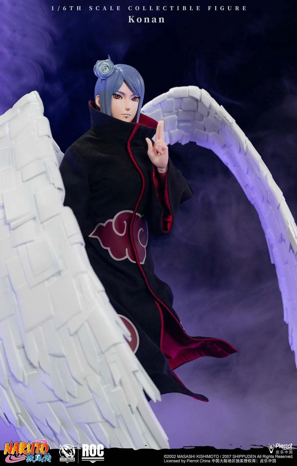 ROCKET TOYS Konan 16 Scale Action Figure naruto 12