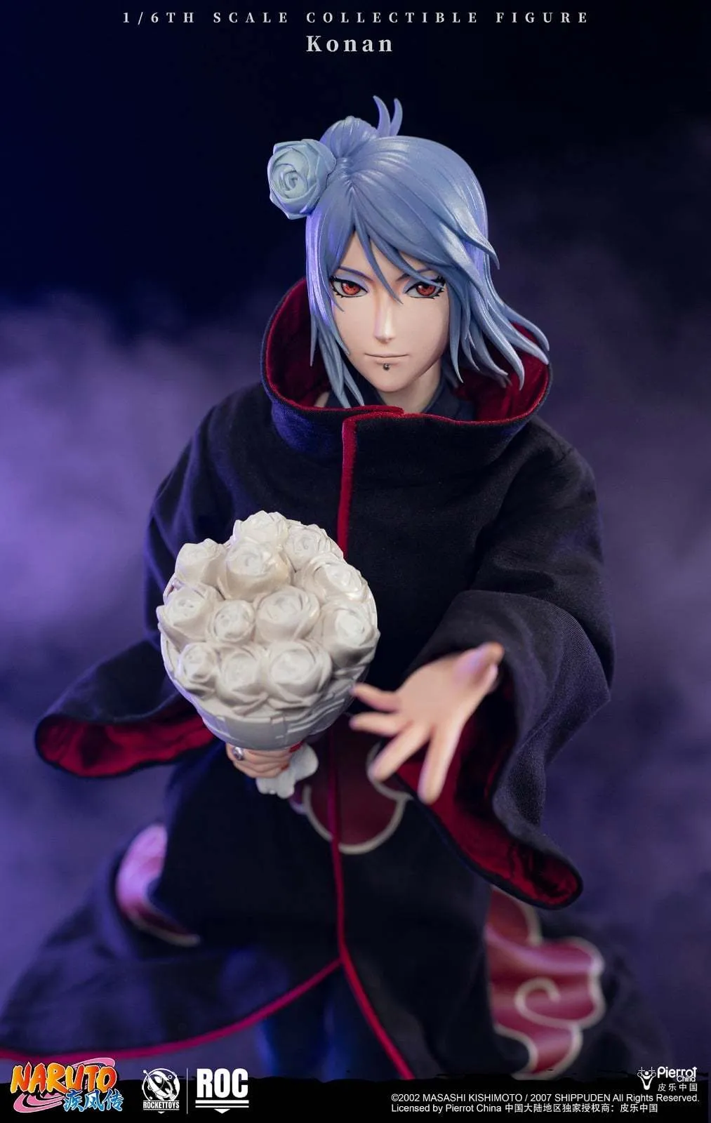 ROCKET TOYS Konan 16 Scale Action Figure naruto 8